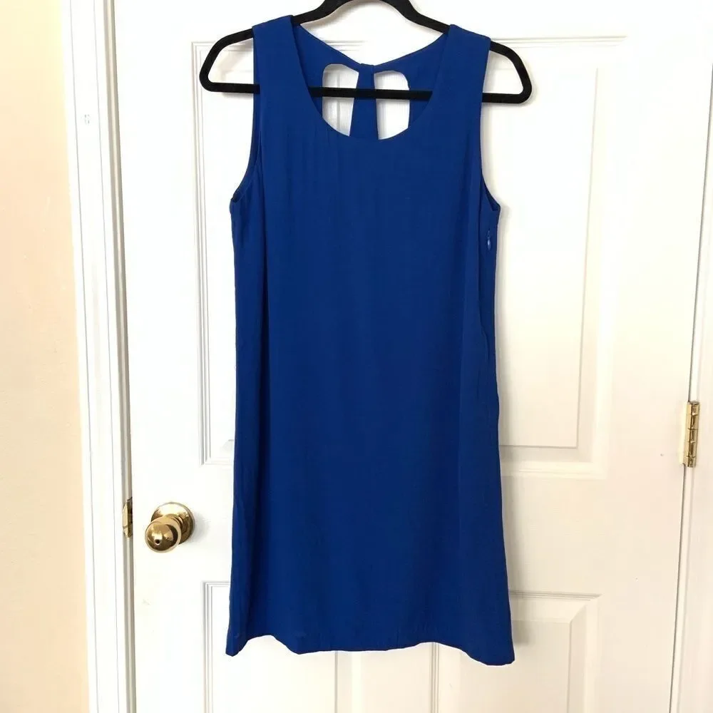 Skies Are Blue Cobalt Sleeveless Dress
